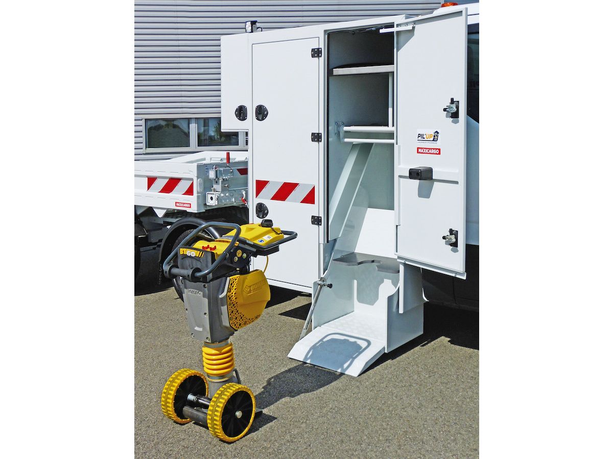 Coffre plombier avec PIL'UP