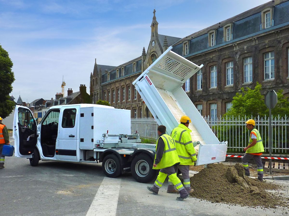Maxibenne pour des chantiers efficaces
