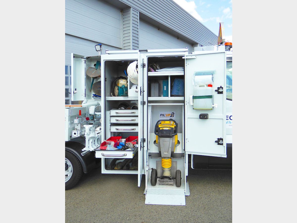 Coffre Pil'Up pour intervention sur canalisations