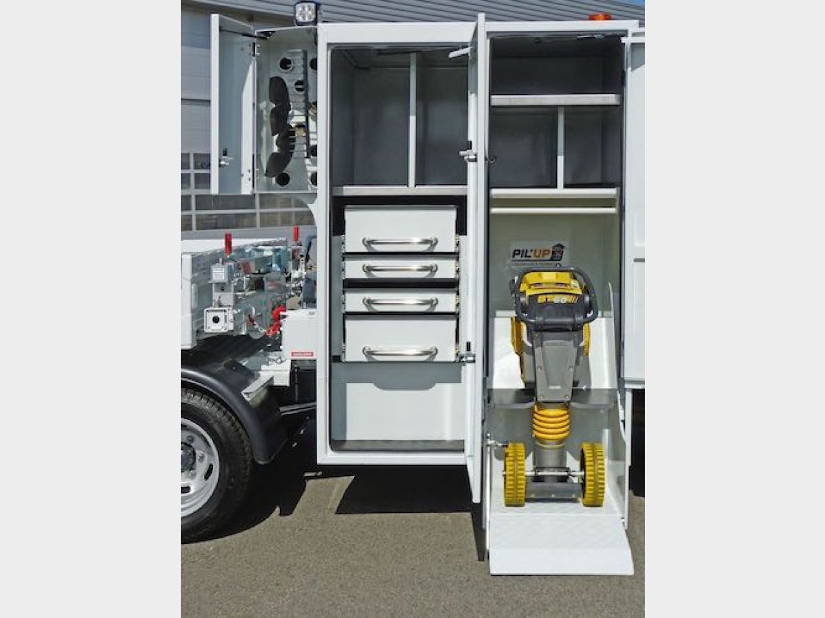 Coffre Pil'Up pour la pilonneuse - Brevet Maxicargo