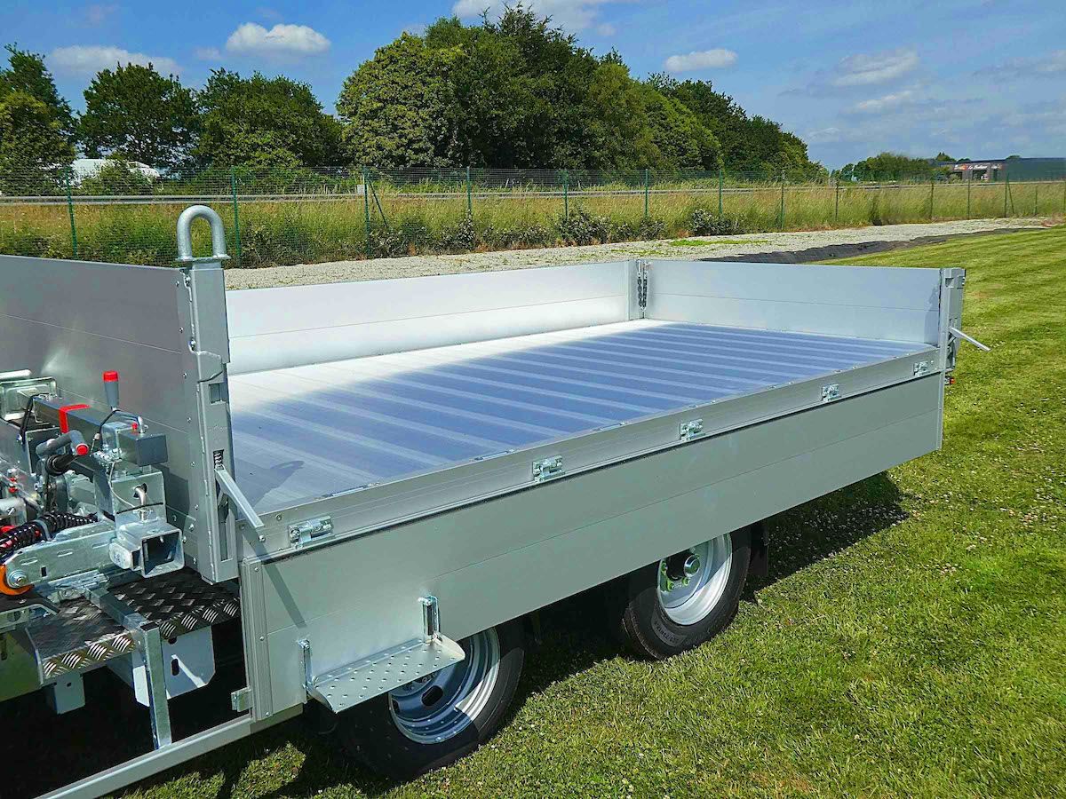 Zoom sur le Maxiplateau aluminium renforcé